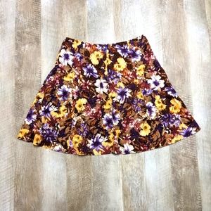 apt. 9 Floral A-line Skirt